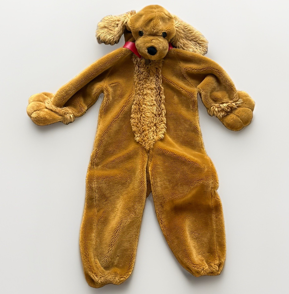 Vintage 1999 The Enchantment Collection Plush Dog Puppy Costume Kids Sz M 4-5